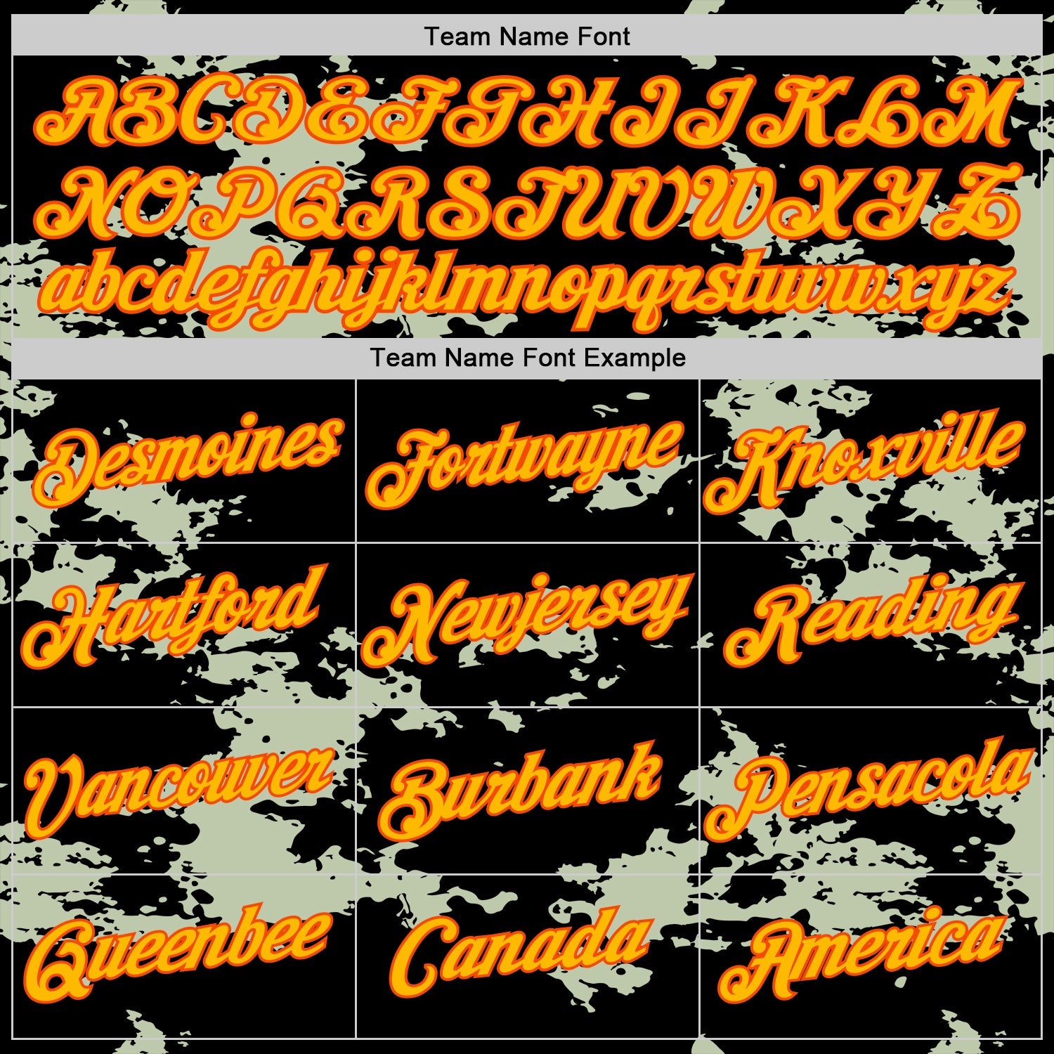 Custom Stitched Black Gold-Orange 3D Pattern Design Camo Sportswear Pullover Sweatshirt Hoodie