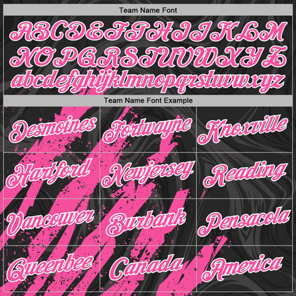 Custom Stitched Black Pink-White Splash Sports Pullover Sweatshirt Hoodie