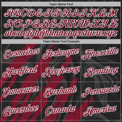 Custom Stitched Black Crimson-White Splash Sports Pullover Sweatshirt Hoodie