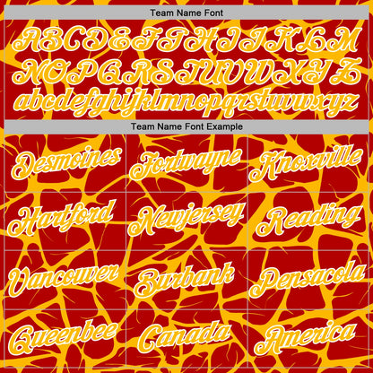 Custom Stitched Red Gold-White Abstract Network Pattern Sports Pullover Sweatshirt Hoodie