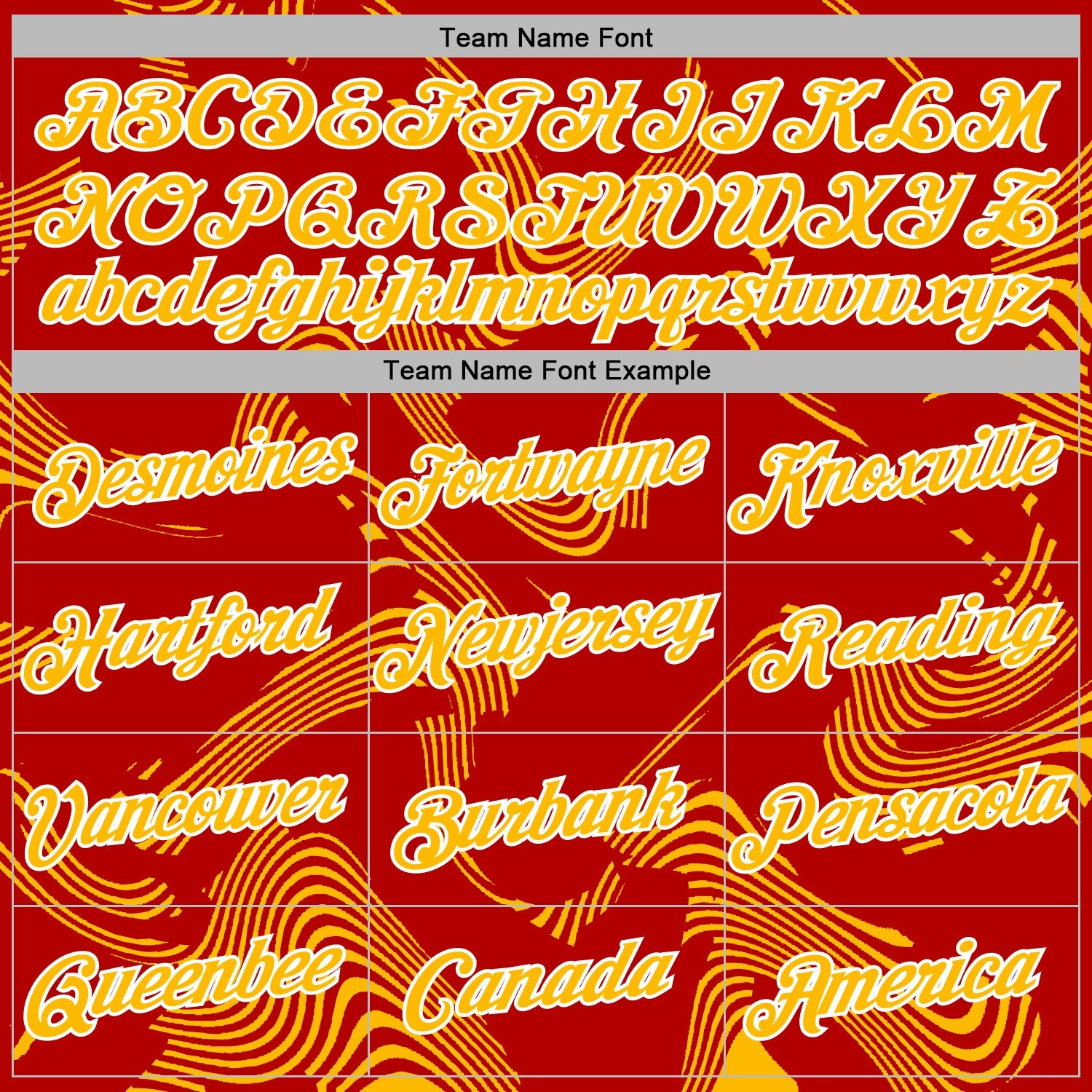 Custom Stitched Red Gold-White Curve Lines Sports Pullover Sweatshirt Hoodie