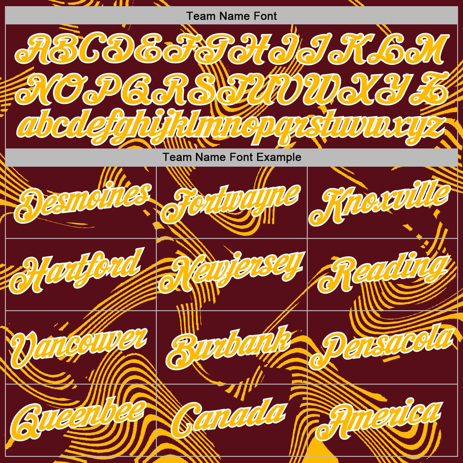 Custom Stitched Burgundy Gold-White Curve Lines Sports Pullover Sweatshirt Hoodie