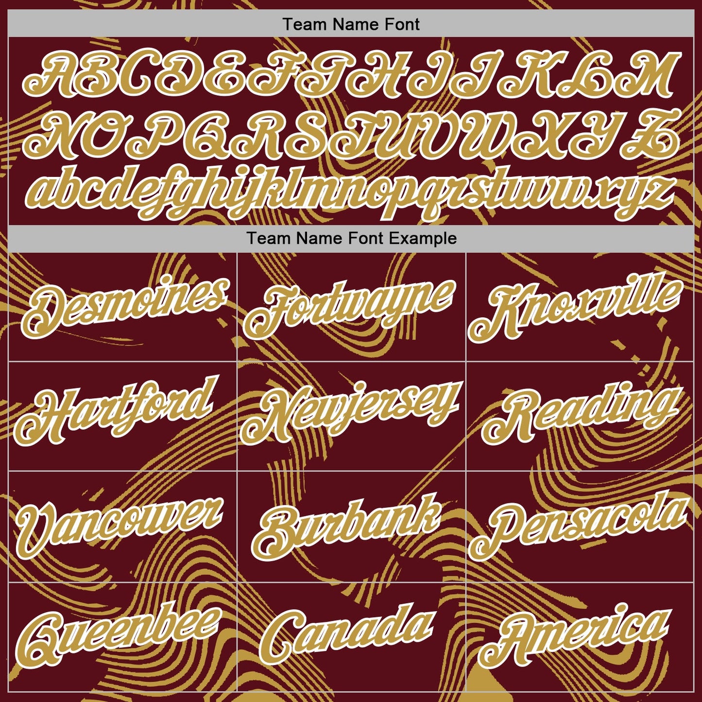 Custom Stitched Burgundy Old Gold-White Curve Lines Sports Pullover Sweatshirt Hoodie