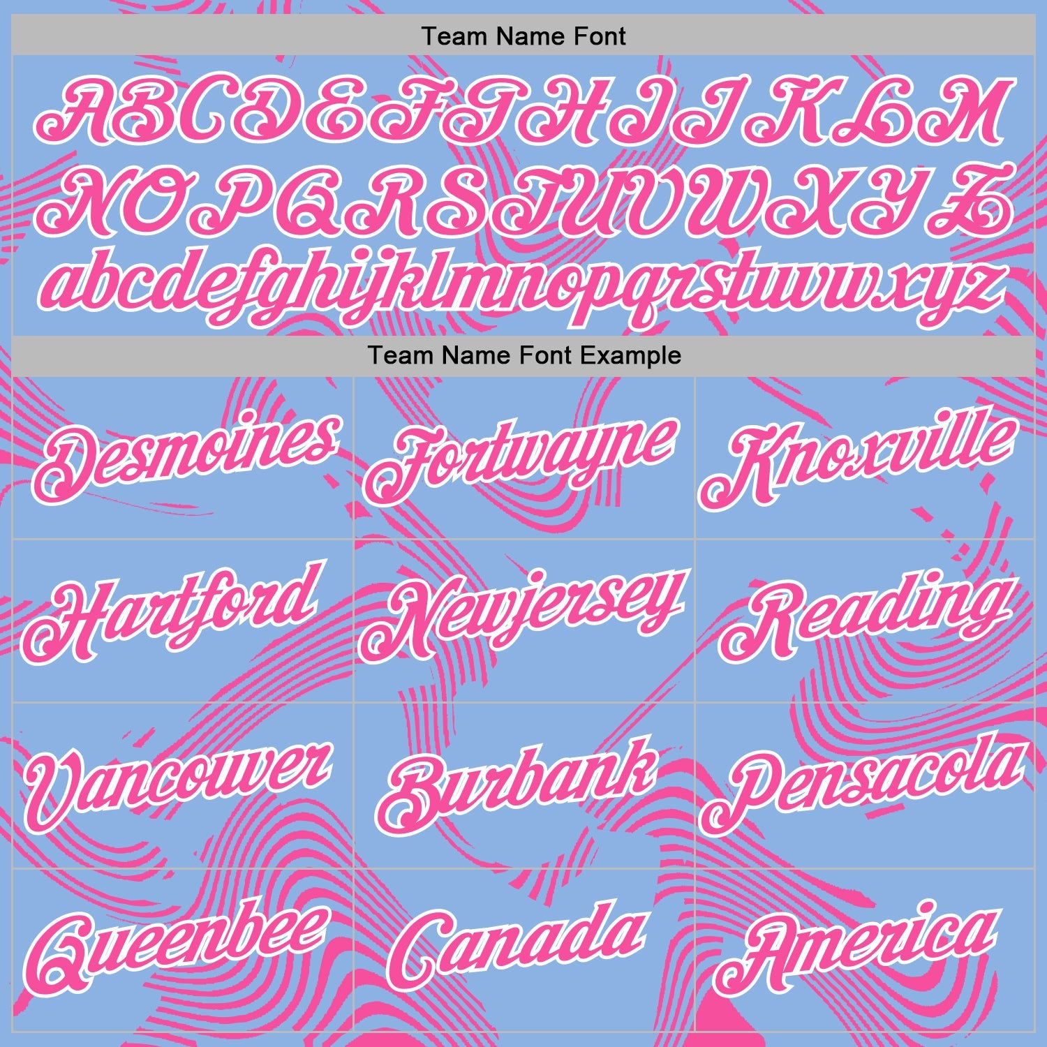 Custom Stitched Light Blue Pink-White Curve Lines Sports Pullover Sweatshirt Hoodie