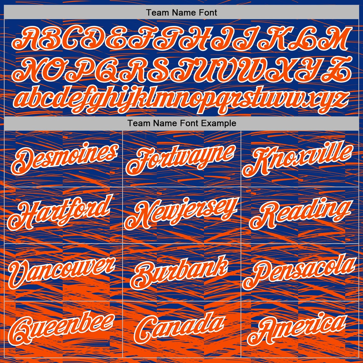 Custom Stitched Royal Orange-White Line Sports Pullover Sweatshirt Hoodie