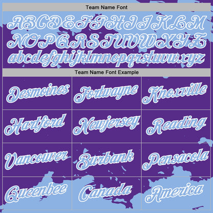 Custom Stitched Purple Light Blue-White Fragment Pattern Sports Pullover Sweatshirt Hoodie