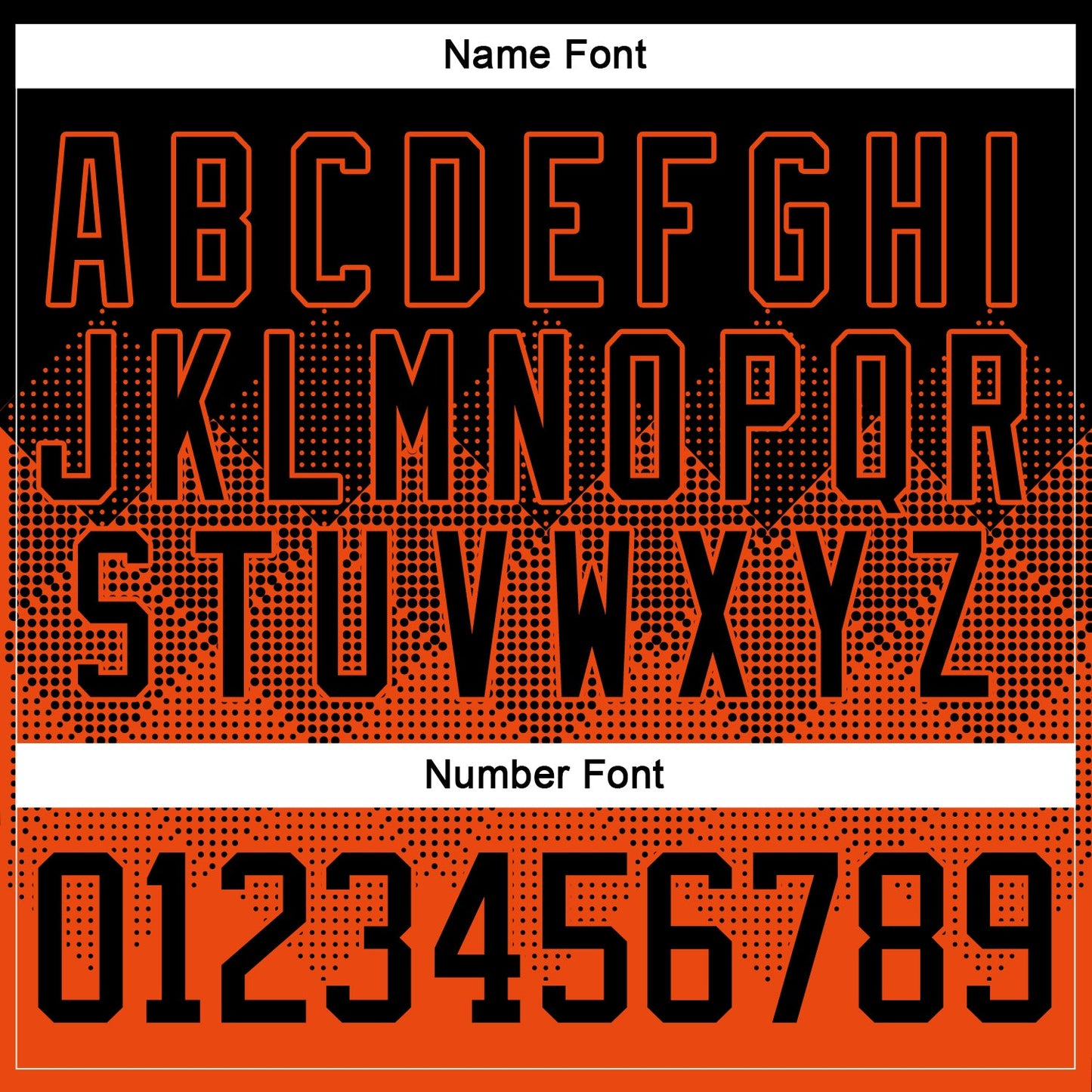 Custom Black Orange-White 3D Pattern Gradient Square Shapes Hockey Lace Neck Jersey