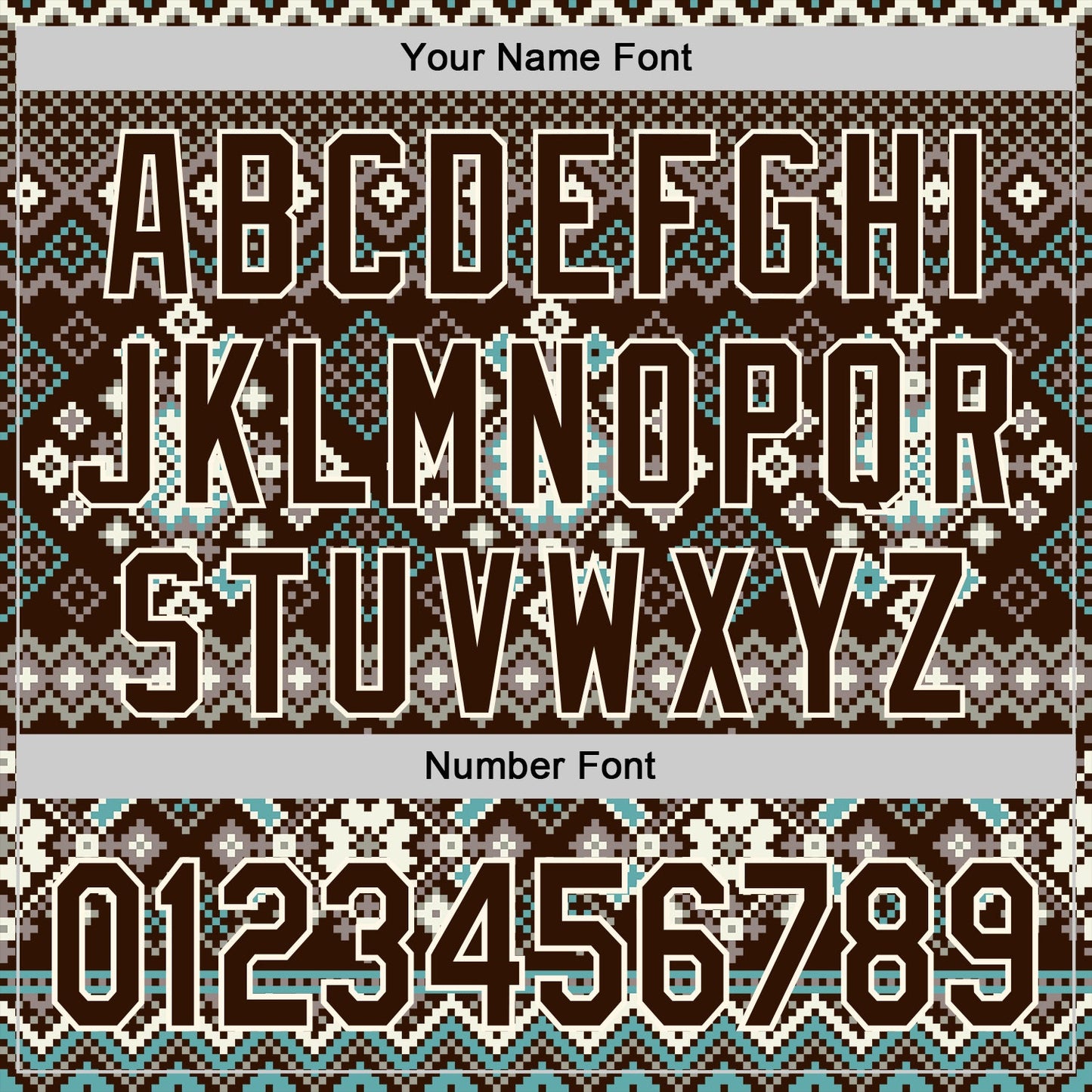 Custom Stitched Brown Brown-Cream 3D Christmas Ugly Sweater Sports Pullover Sweatshirt Hoodie