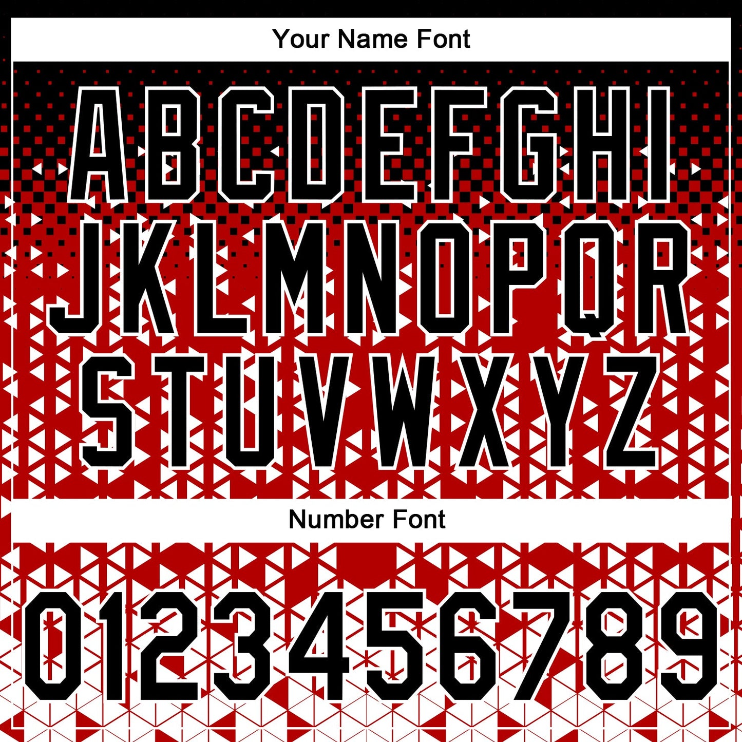 Custom Stitched Red Black-White 3D Pattern Design Geometrico Graph Sports Pullover Sweatshirt Hoodie