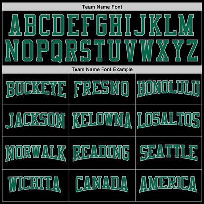 Custom Black Kelly Green-Gray 3D Pattern Design Game Day Dallas Inspired Sports Pullover Sweatshirt Hoodie