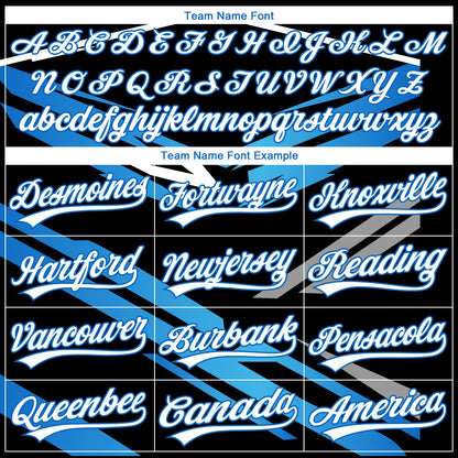 Custom Stitched Black White-Sky Blue E-sports Pattern Pullover Sweatshirt Hoodie