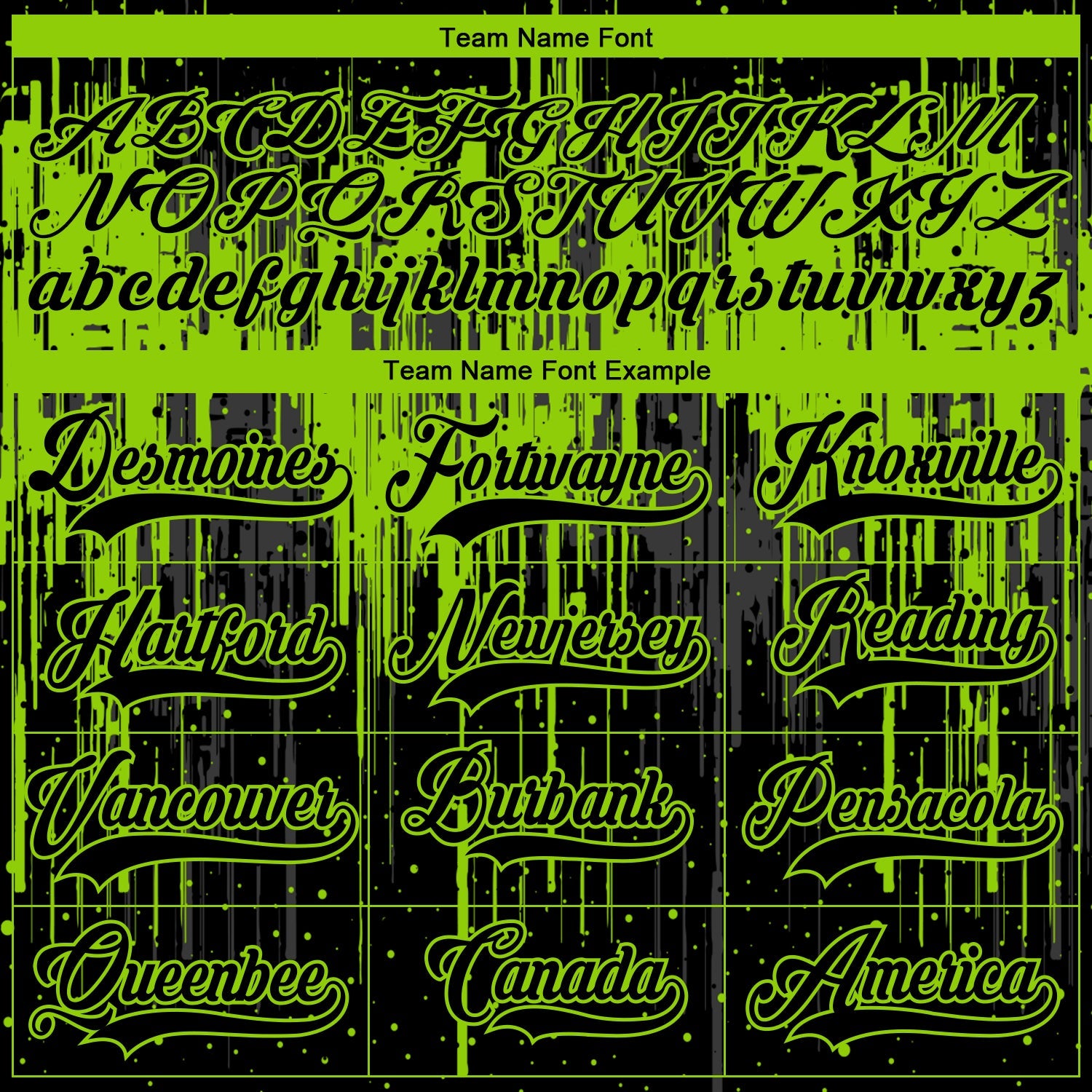 Custom Black Neon Green Steel Gray-White Dripping Splatter Pattern Hockey Lace Neck Jersey