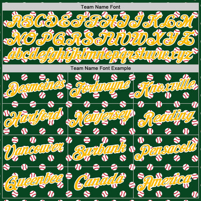 Custom Stitched Green Gold-White Baseball Game Day Green Bay Inspired Sports Pullover Sweatshirt Hoodie