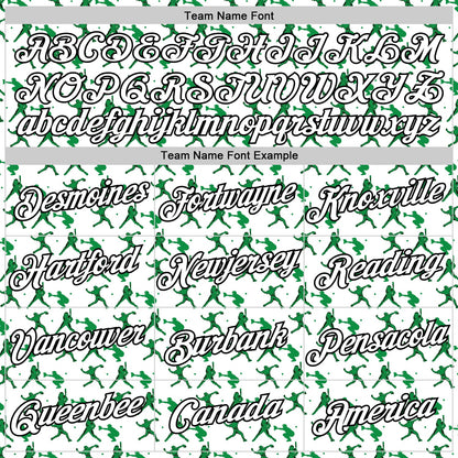 Custom Stitched White Kelly Green Red-Black Baseball Game Day New York Inspired Sports Pullover Sweatshirt Hoodie