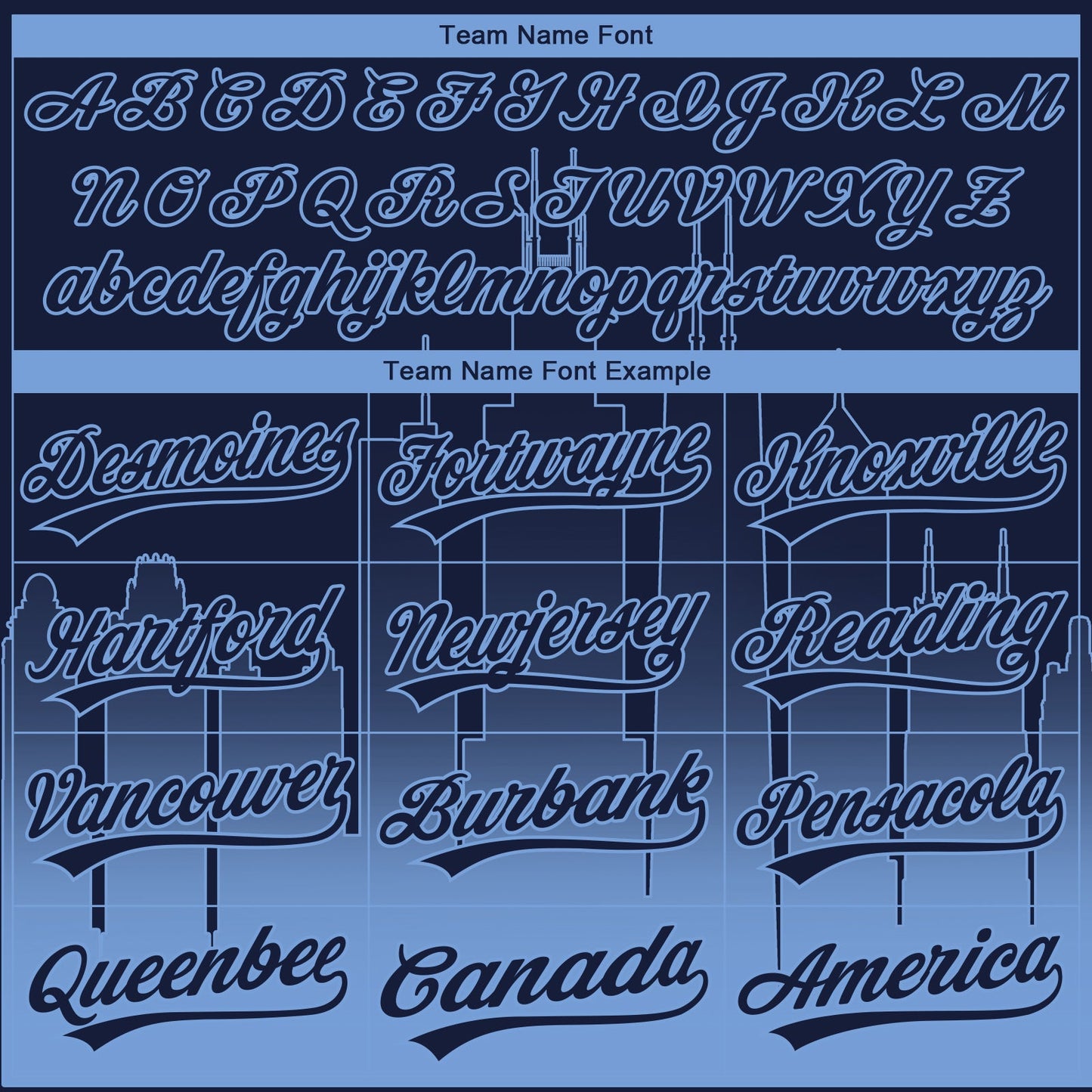 Custom Stitched Navy Light Blue Gradient Fashion Chicago City Edition Sports Pullover Sweatshirt Hoodie