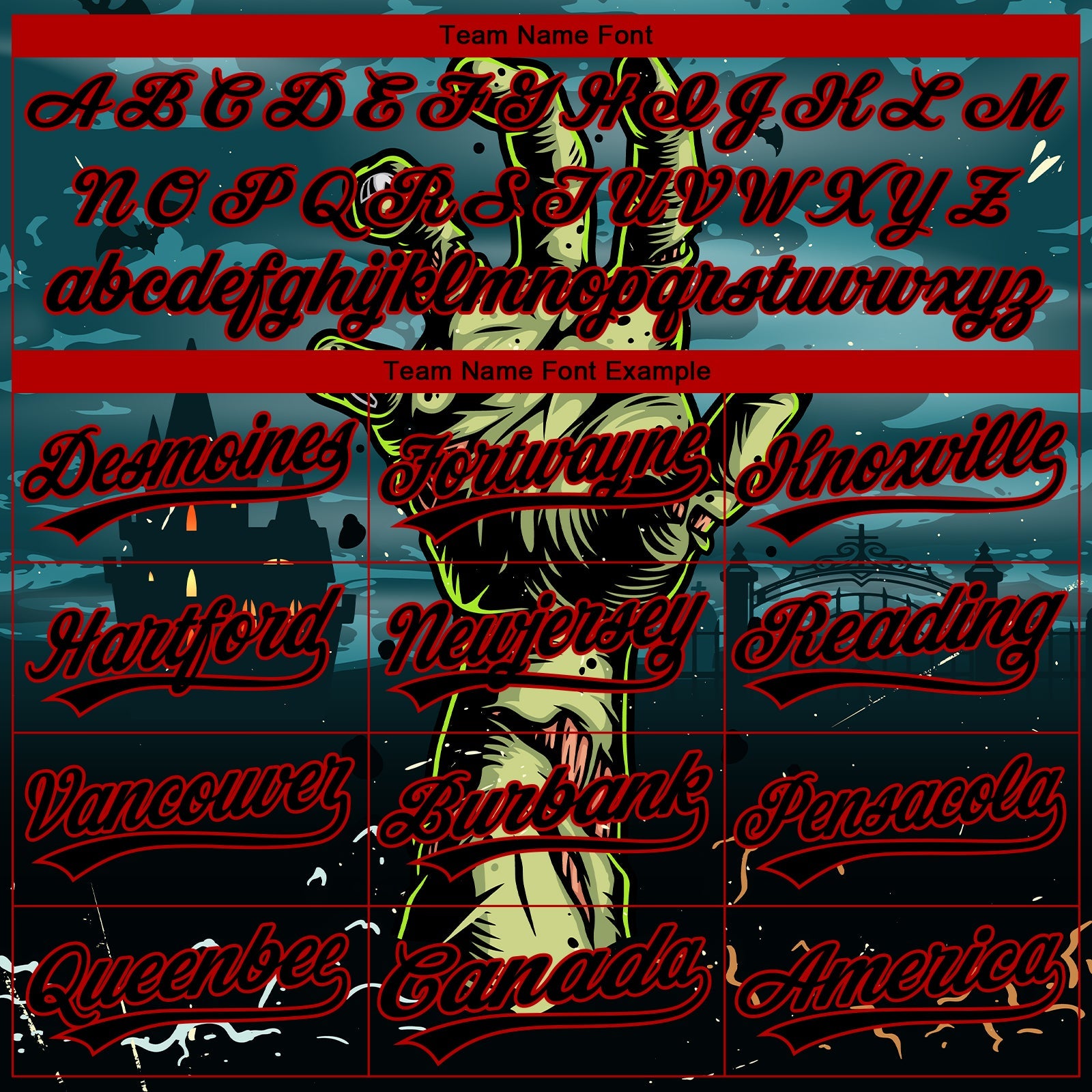 Custom Stitched Green Black-Red Halloween Horror Night Trick Treat Sports Pullover Sweatshirt Hoodie