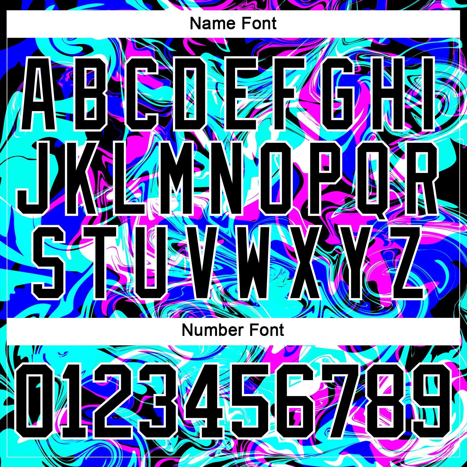 Custom Blue Black Deep Pink-White Trippy Psychedelic Fluid Hockey Lace Neck Jersey