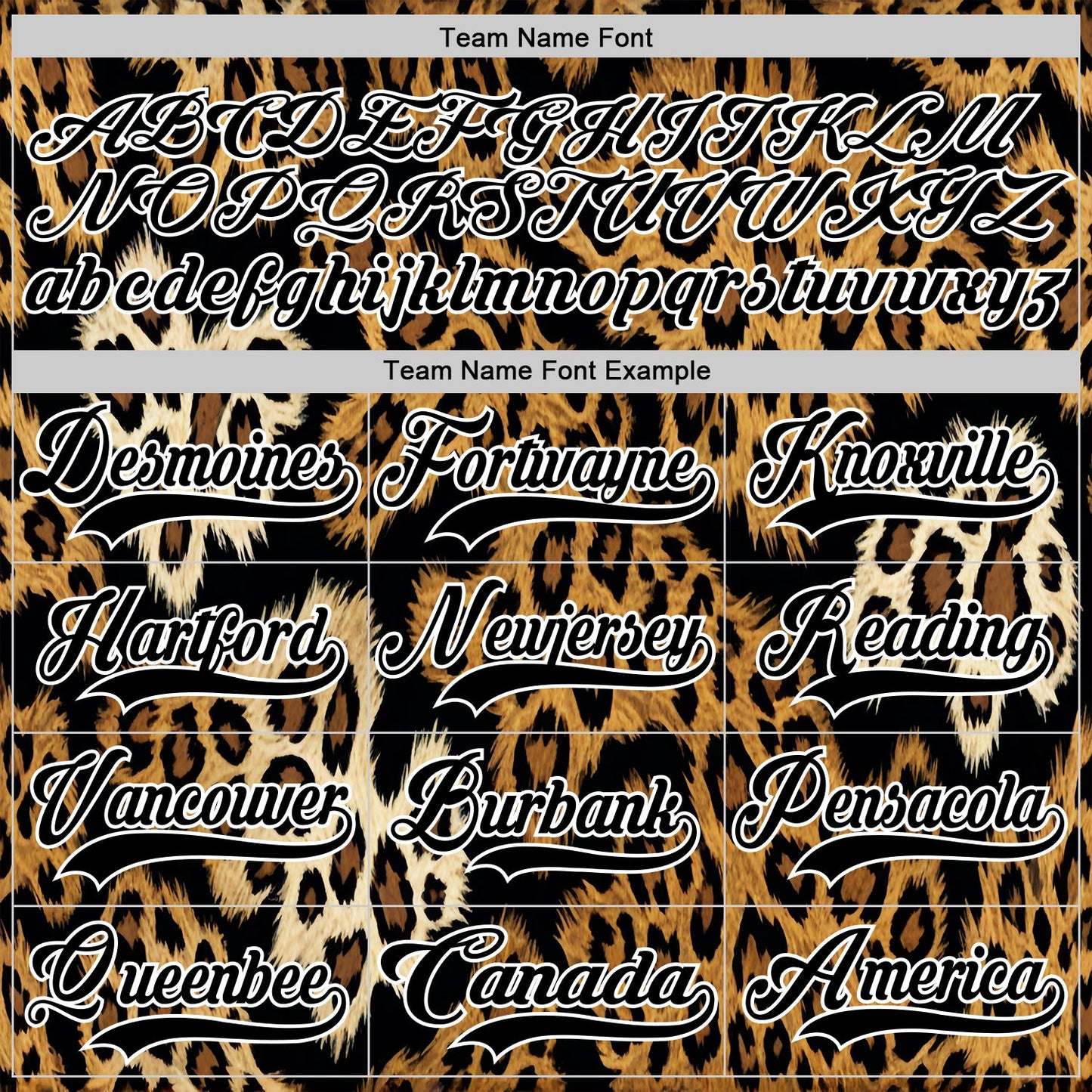 Custom Black Brown Cream-White Leopard Print Hockey Lace Neck Jersey