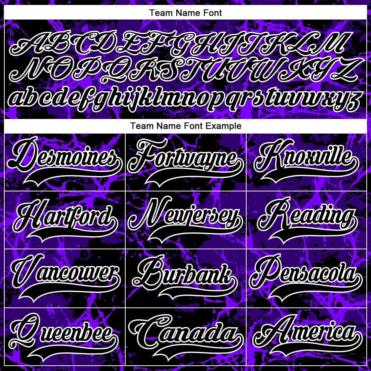 Custom Purple Black-White Lightning Hockey Lace Neck Jersey