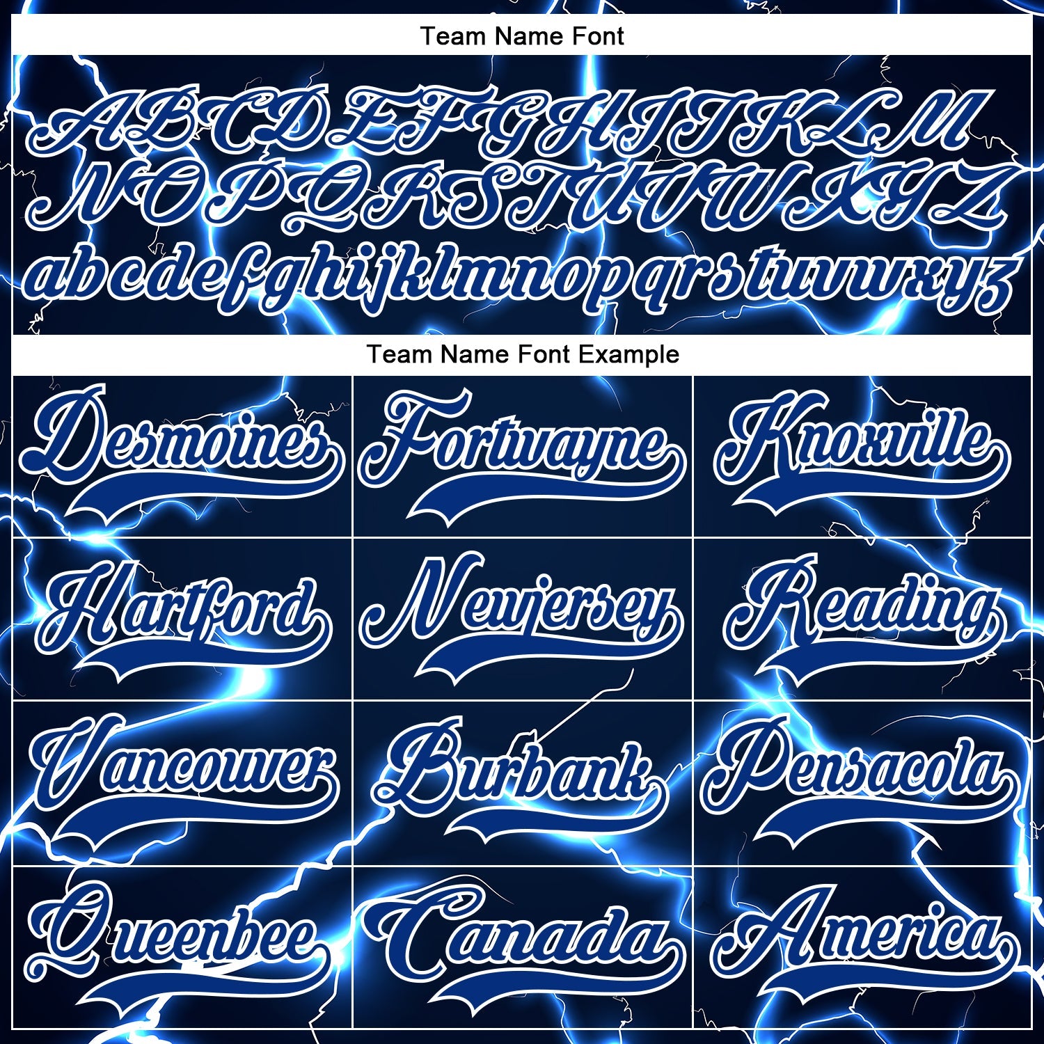 Custom Navy Royal-White Lightning Hockey Lace Neck Jersey