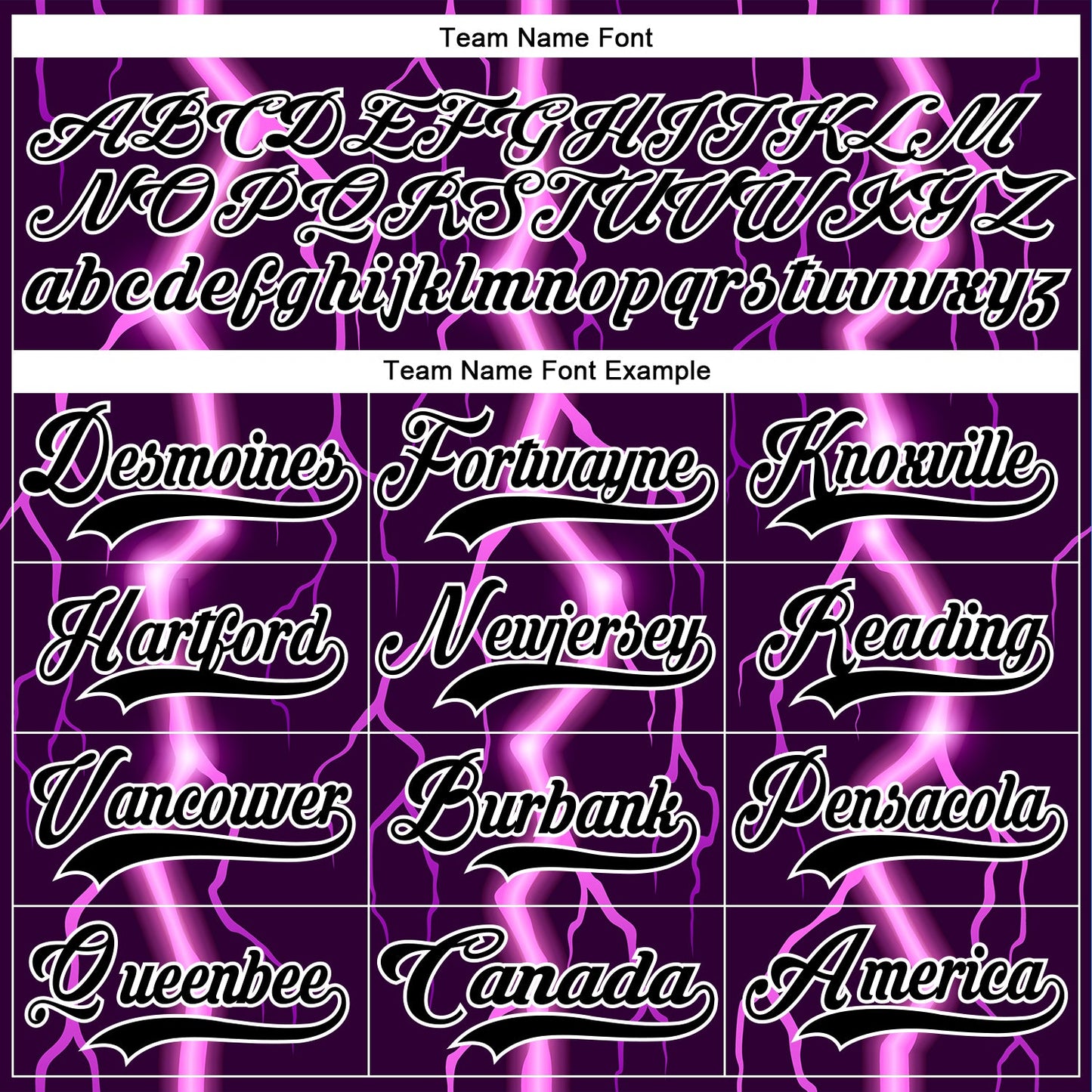 Custom Black Purple Pink-White Lightning Hockey Lace Neck Jersey
