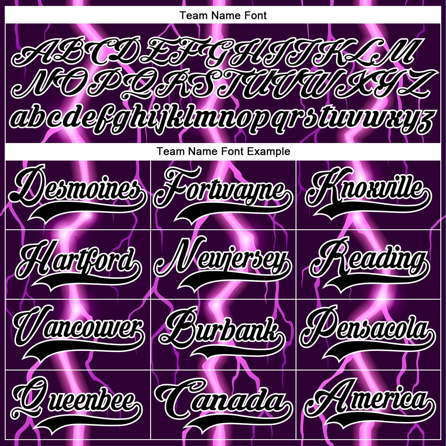 Custom Black Purple Pink-White Lightning Hockey Lace Neck Jersey