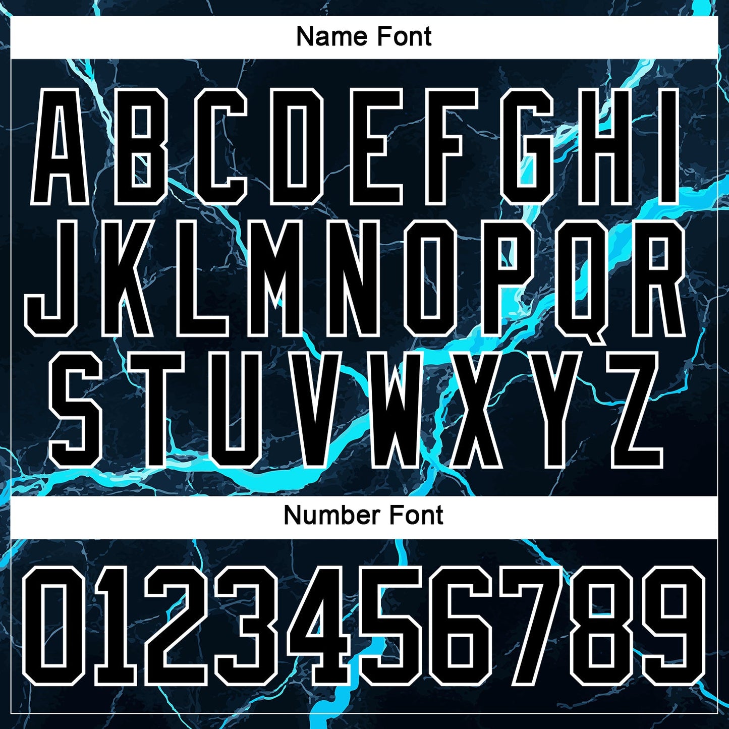 Custom Black Blue-White Lightning Hockey Lace Neck Jersey