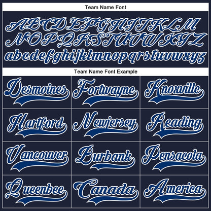 Custom Navy US Navy Blue Red-White Plaid Hockey Jersey