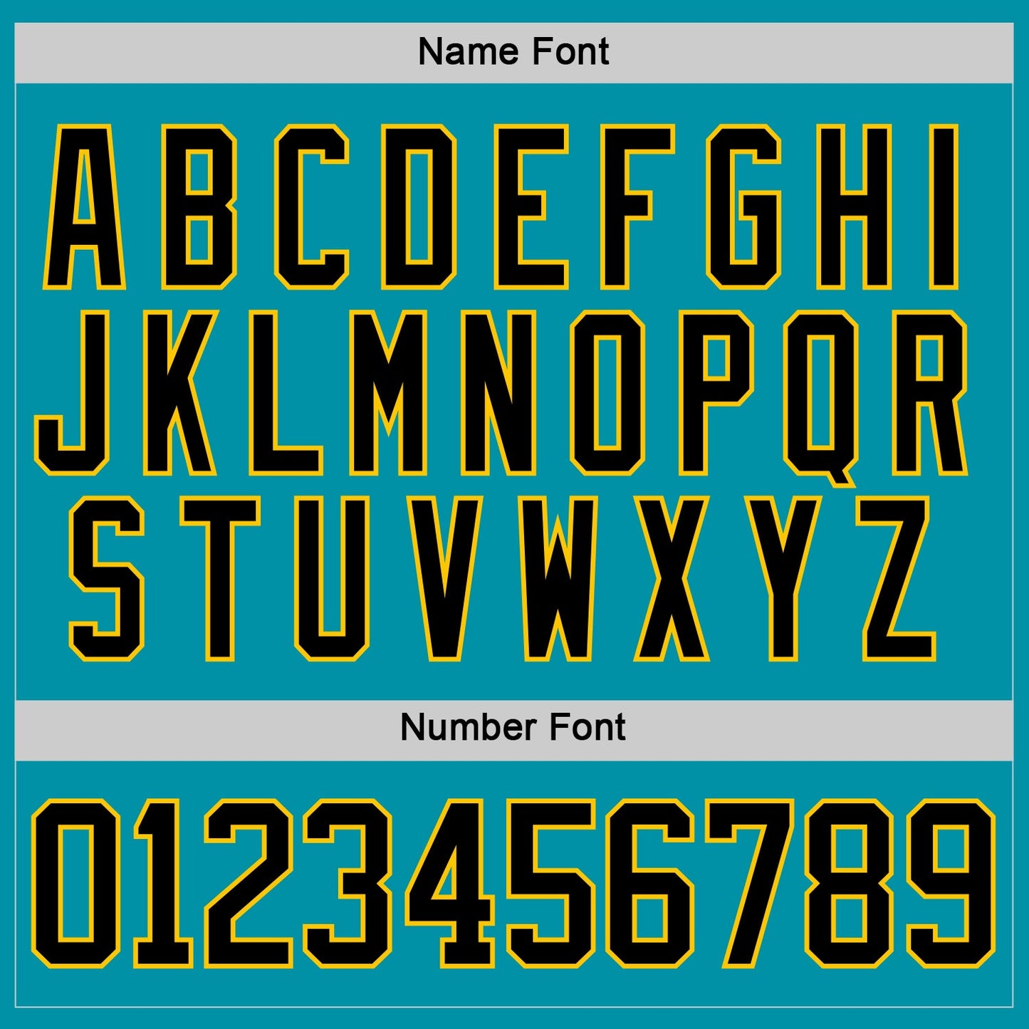 Custom Teal Black Yellow Gray-White Plaid Hockey Jersey