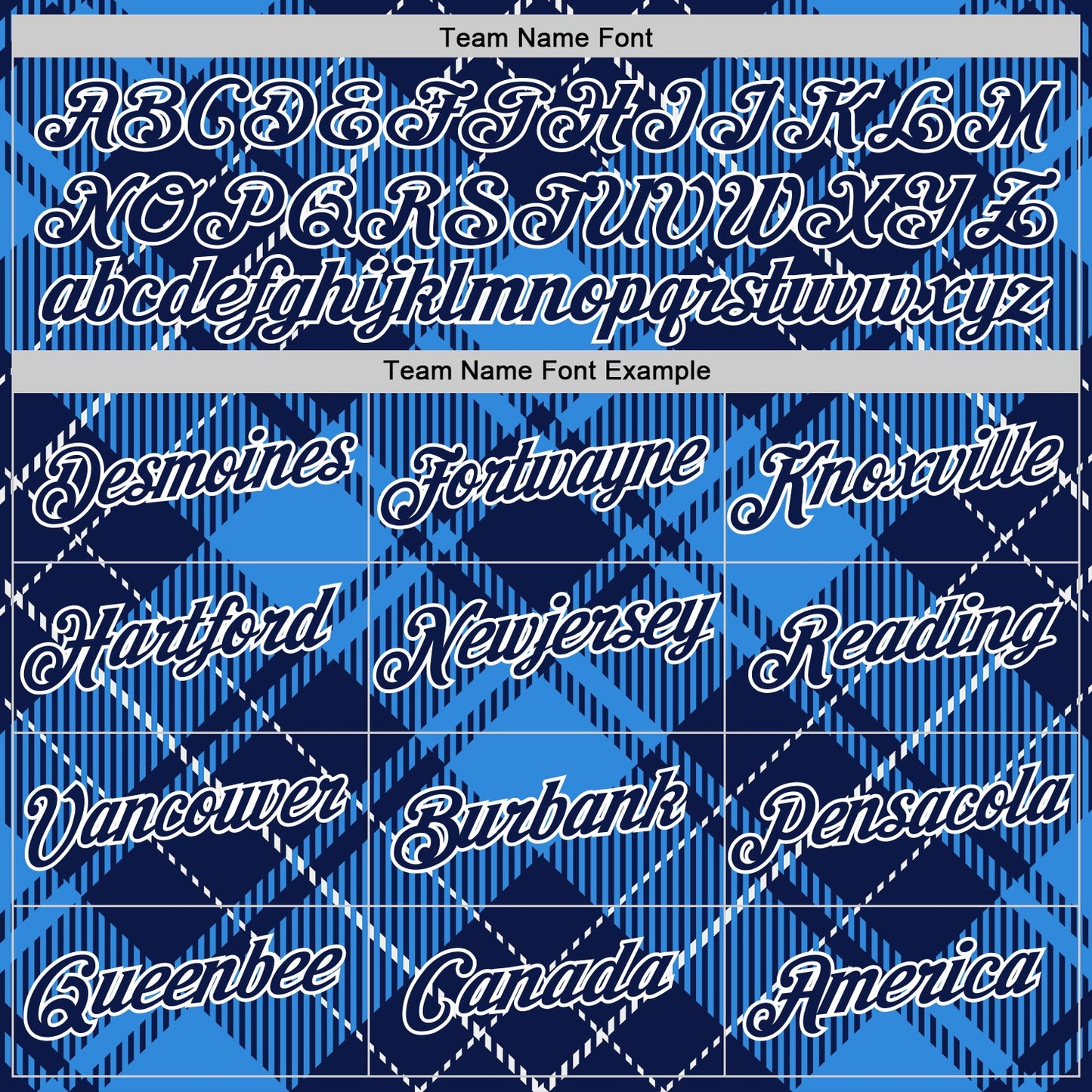 Custom Navy White-Powder Blue Scotland Plaid Performance T-Shirt
