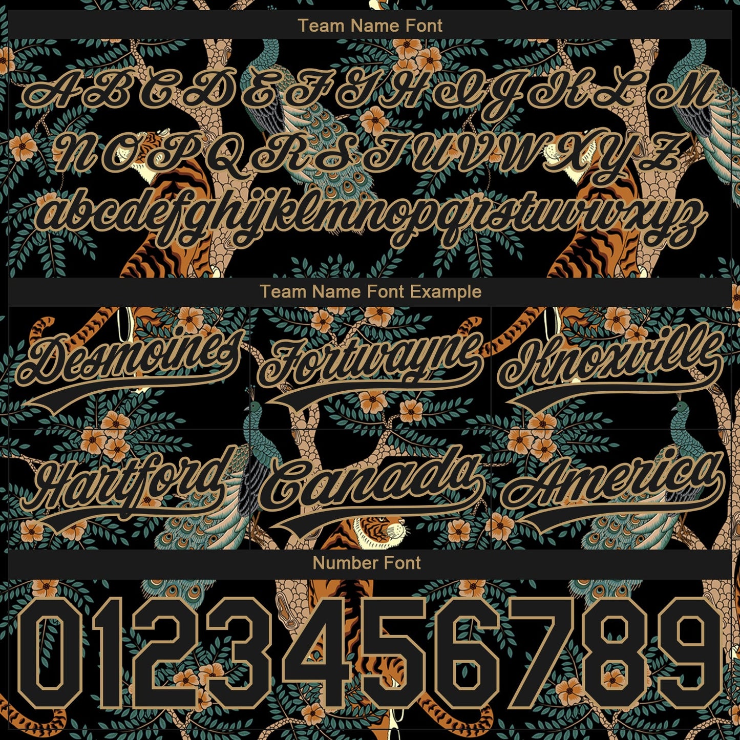 Custom Black Old Gold 3D Pattern 3D Pattern Design Tiger And Peacock Authentic Basketball Shorts