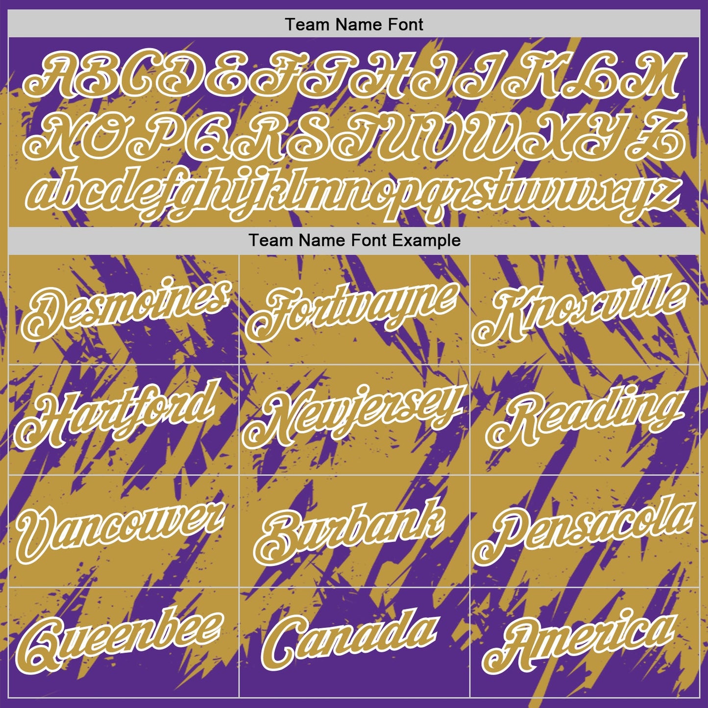 Custom Purple Old Gold-White Torn Sharp Brush Stroke Splatter Performance T-Shirt