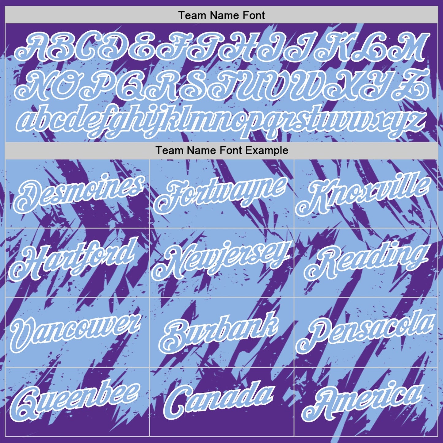 Custom Purple Light Blue-White Torn Sharp Brush Stroke Splatter Performance T-Shirt