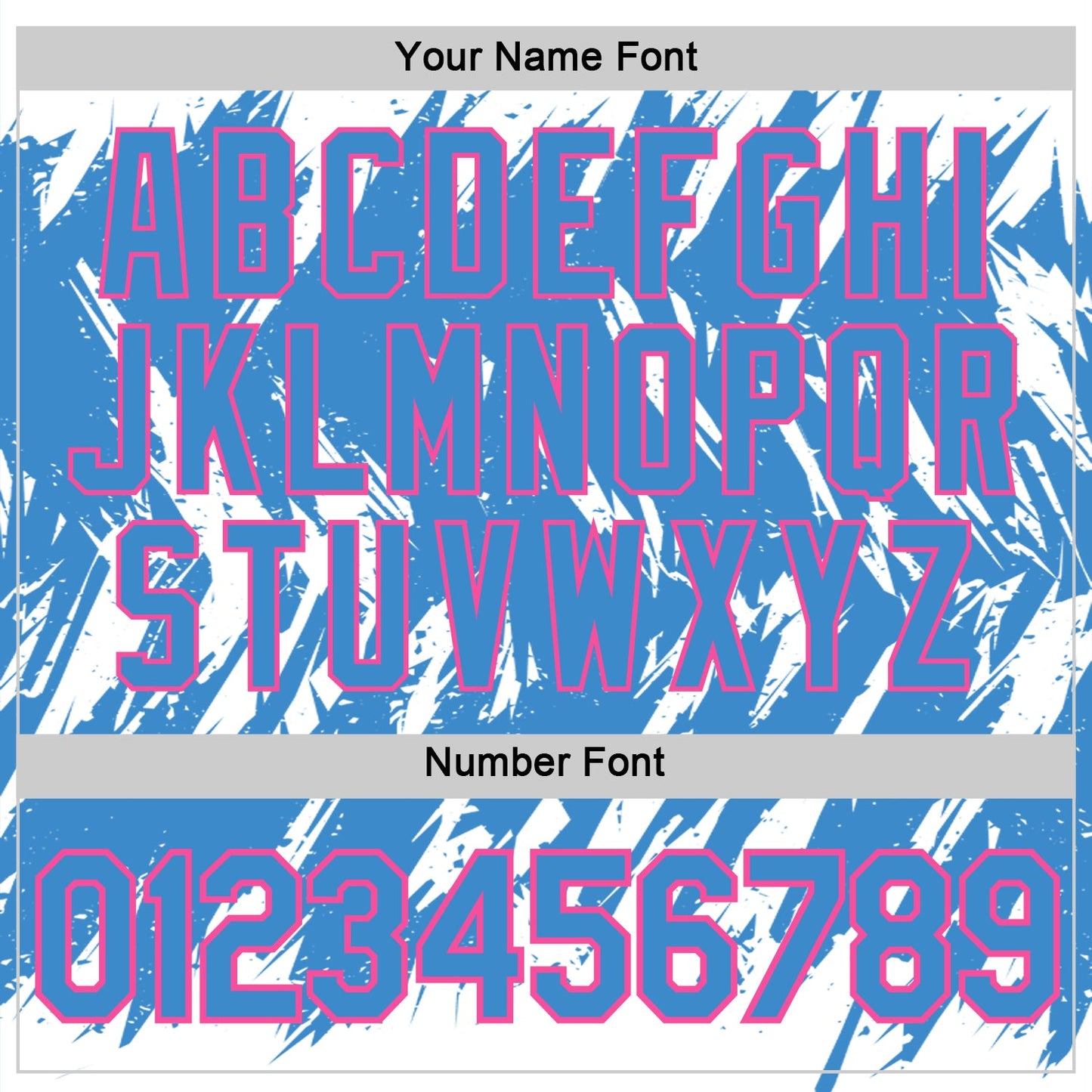 Custom White Powder Blue-Pink Torn Sharp Brush Stroke Splatter Performance T-Shirt