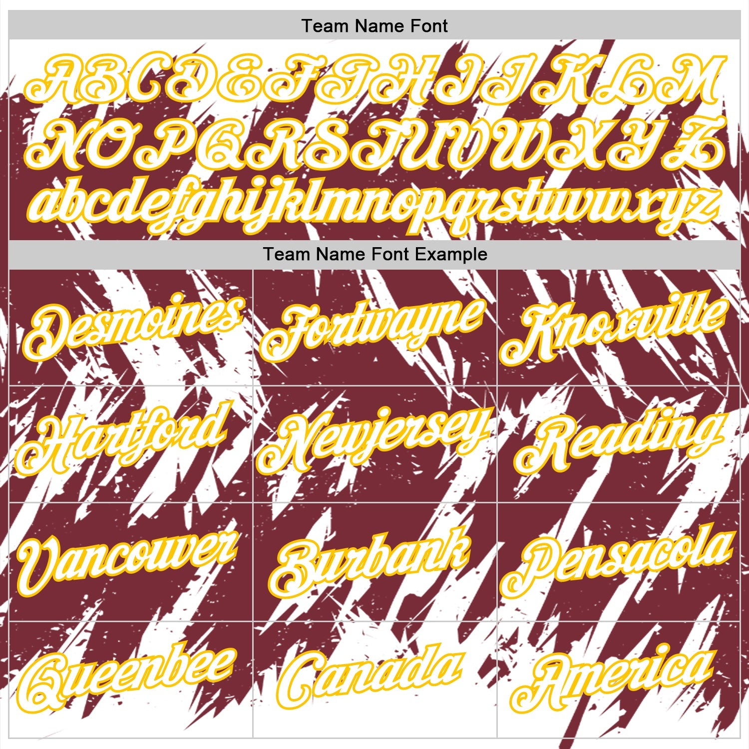 Custom White Burgundy-Yellow Torn Sharp Brush Stroke Splatter Performance T-Shirt
