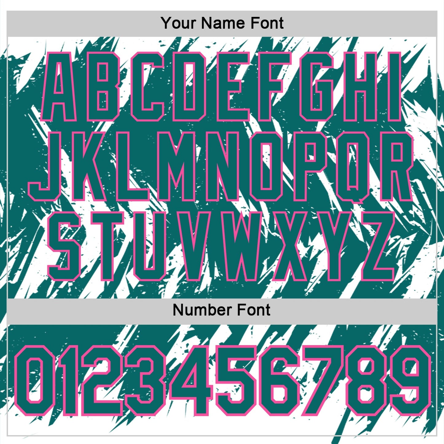 Custom White Teal-Pink Torn Sharp Brush Stroke Splatter Performance T-Shirt