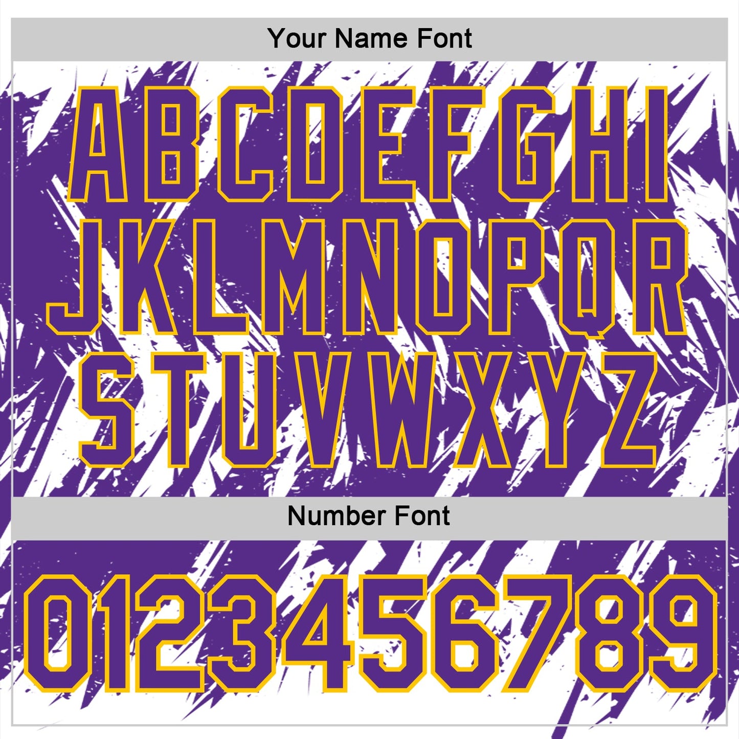 Custom White Purple-Yellow Torn Sharp Brush Stroke Splatter Performance T-Shirt