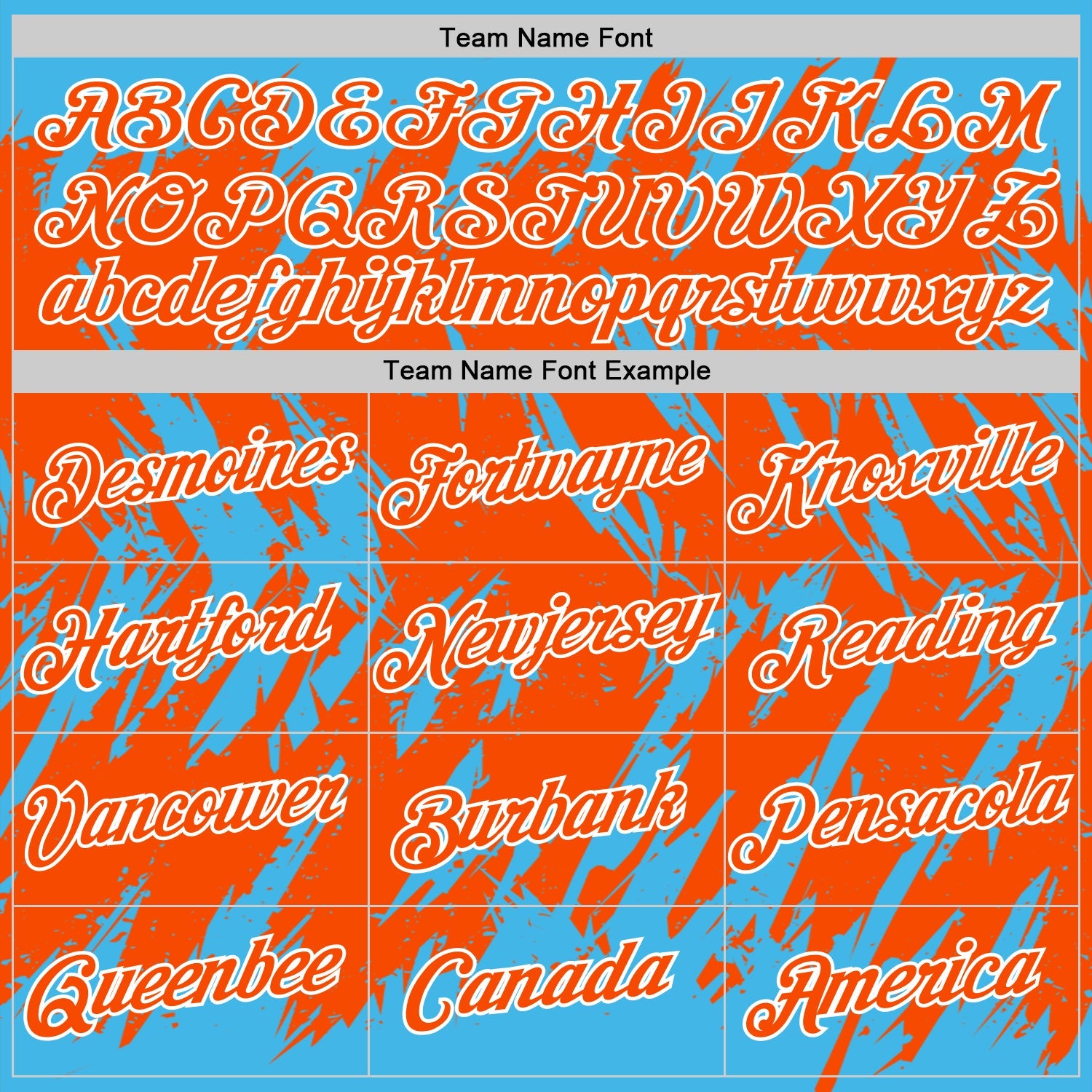 Custom Sky Blue Orange-White Torn Sharp Brush Stroke Splatter Performance T-Shirt