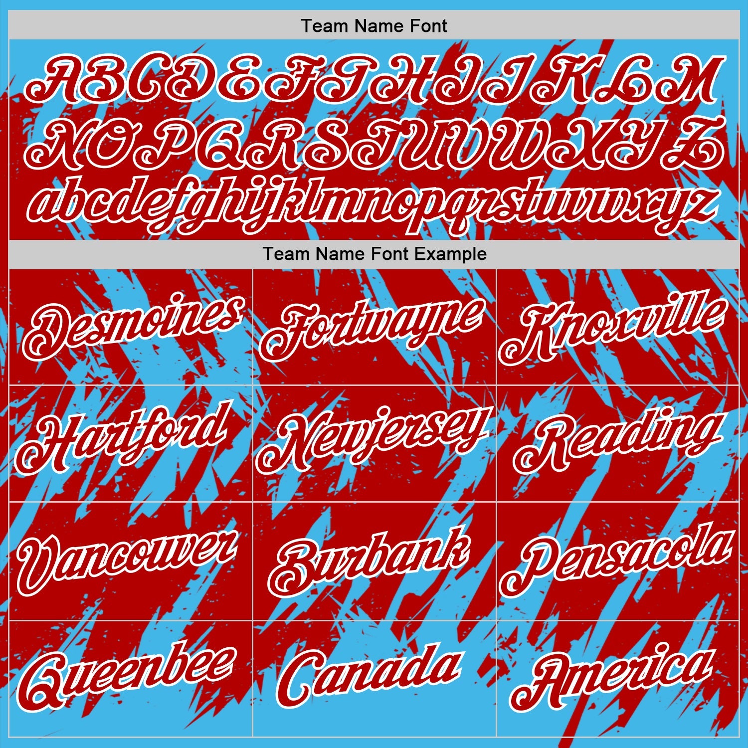 Custom Sky Blue Red-White Torn Sharp Brush Stroke Splatter Performance T-Shirt