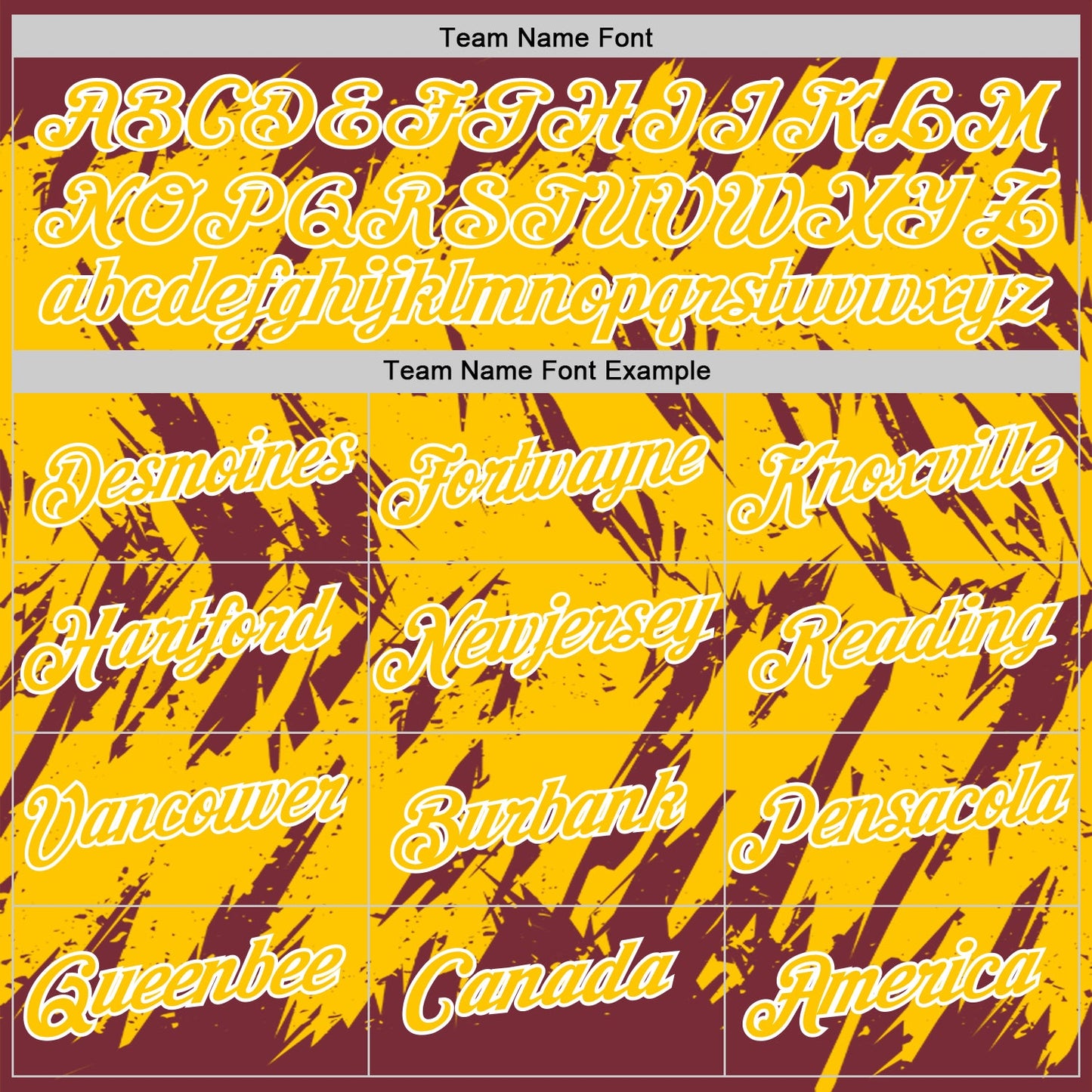 Custom Burgundy Yellow-White Torn Sharp Brush Stroke Splatter Performance T-Shirt