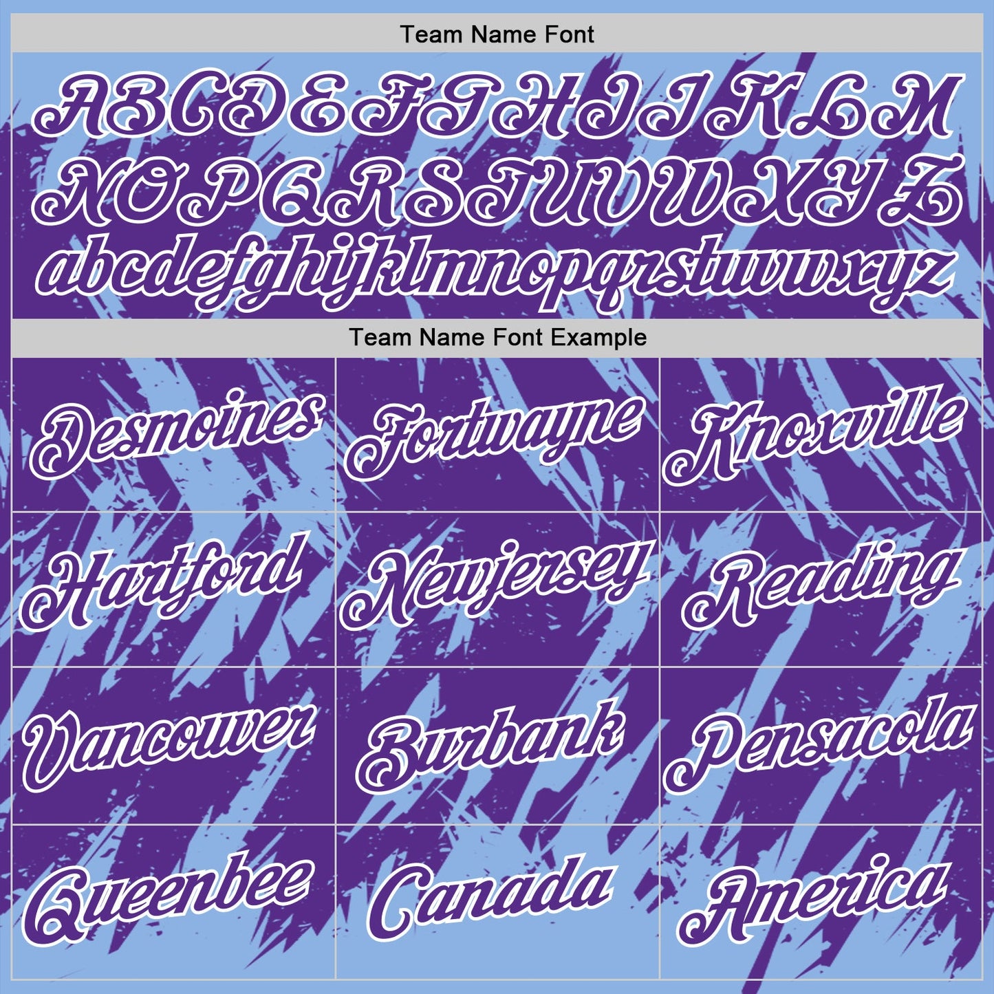 Custom Light Blue Purple-White Torn Sharp Brush Stroke Splatter Performance T-Shirt