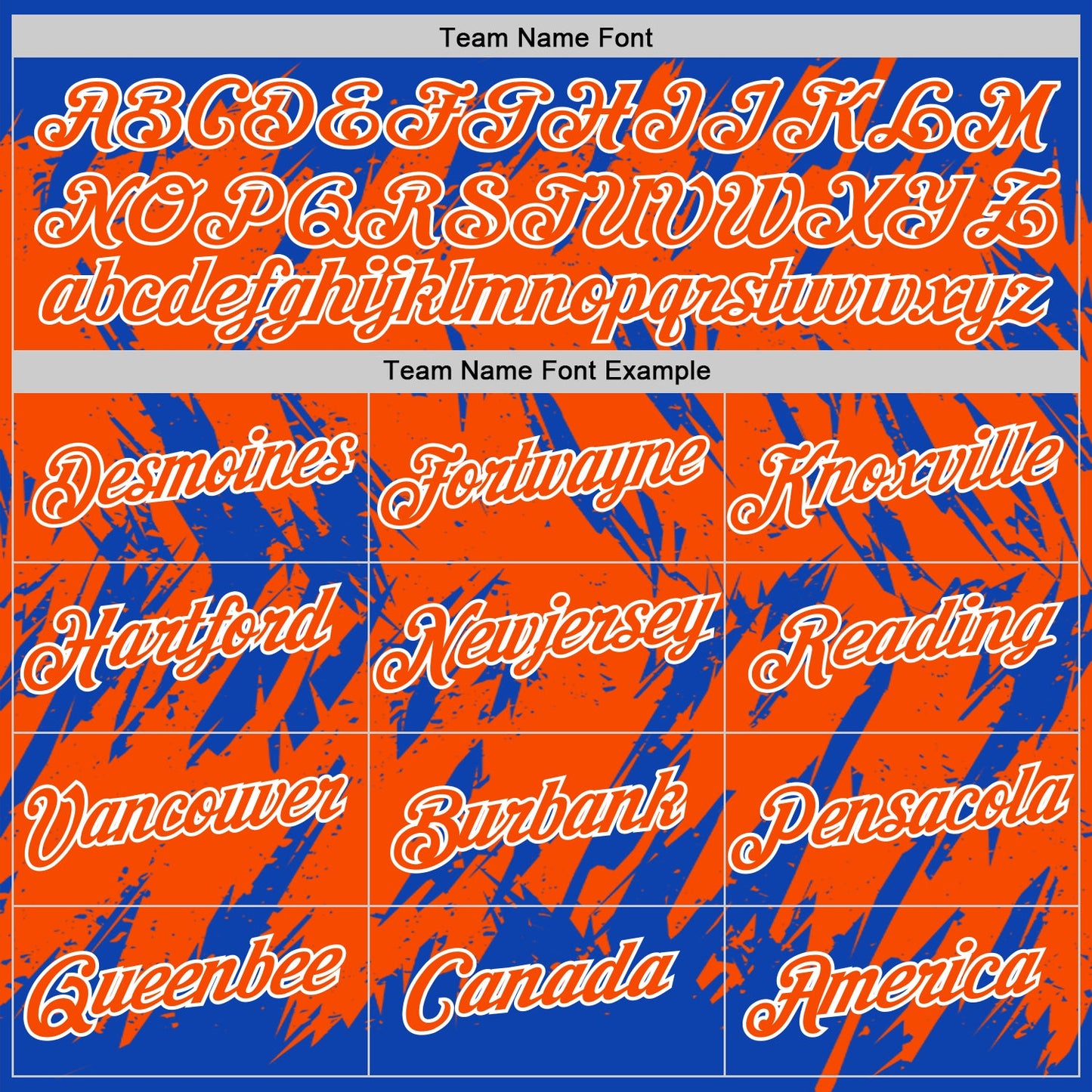 Custom Thunder Blue Orange-White Torn Sharp Brush Stroke Splatter Performance T-Shirt