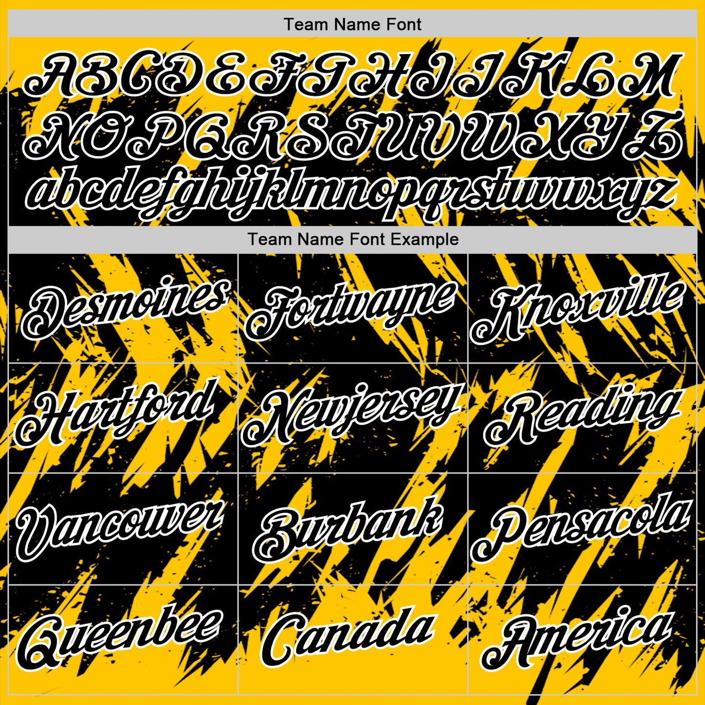 Custom Yellow Black-White Torn Sharp Brush Stroke Splatter Performance T-Shirt