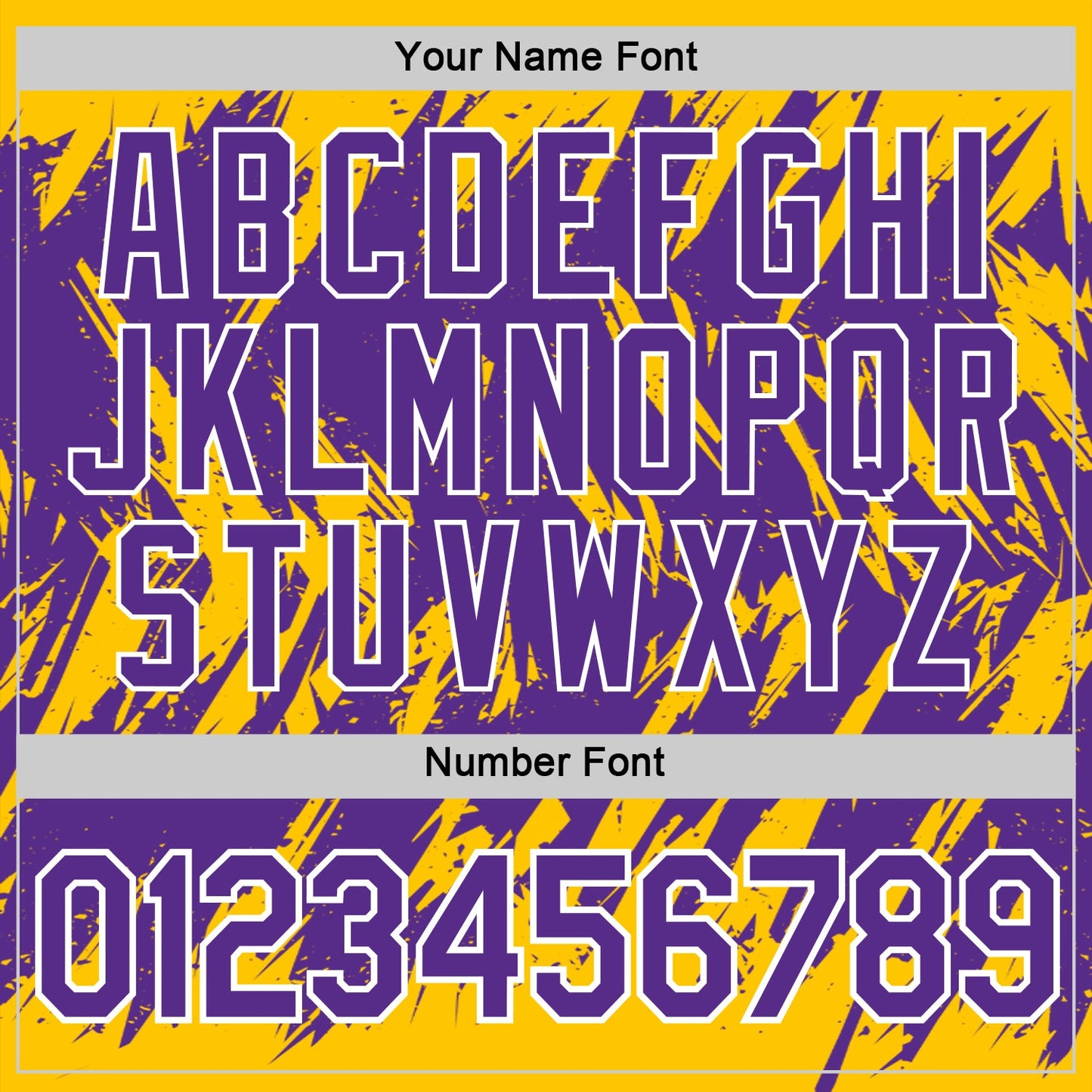 Custom Yellow Purple-White Torn Sharp Brush Stroke Splatter Performance T-Shirt