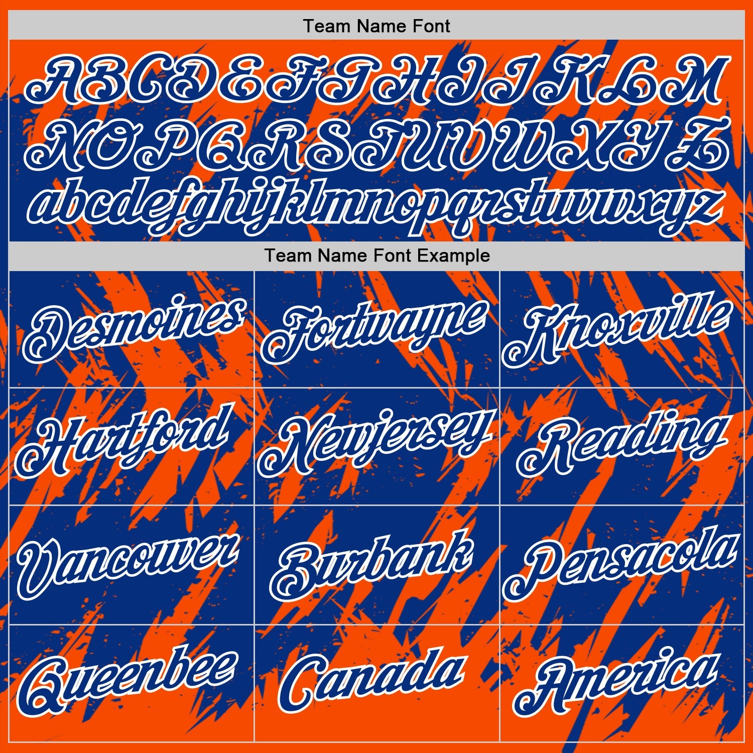 Custom Orange Royal-White Torn Sharp Brush Stroke Splatter Performance T-Shirt