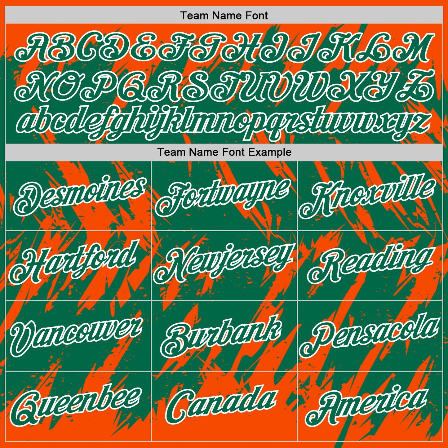 Custom Orange Kelly Green-White Torn Sharp Brush Stroke Splatter Performance T-Shirt