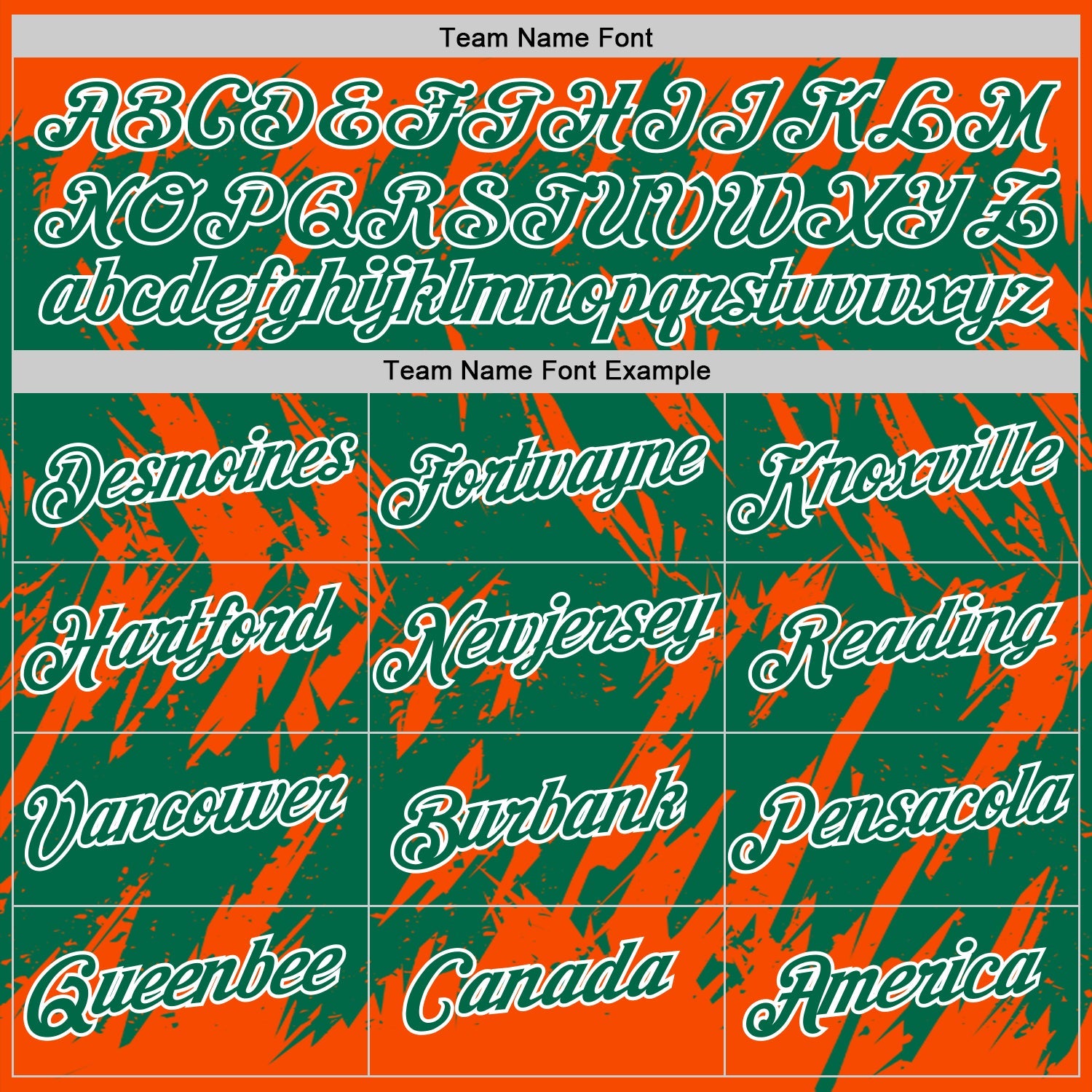 Custom Orange Kelly Green-White Torn Sharp Brush Stroke Splatter Performance T-Shirt