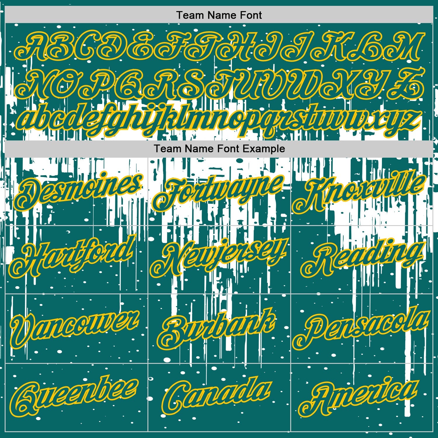 Custom Teal White-Yellow Dripping Splatter Paint Performance T-Shirt