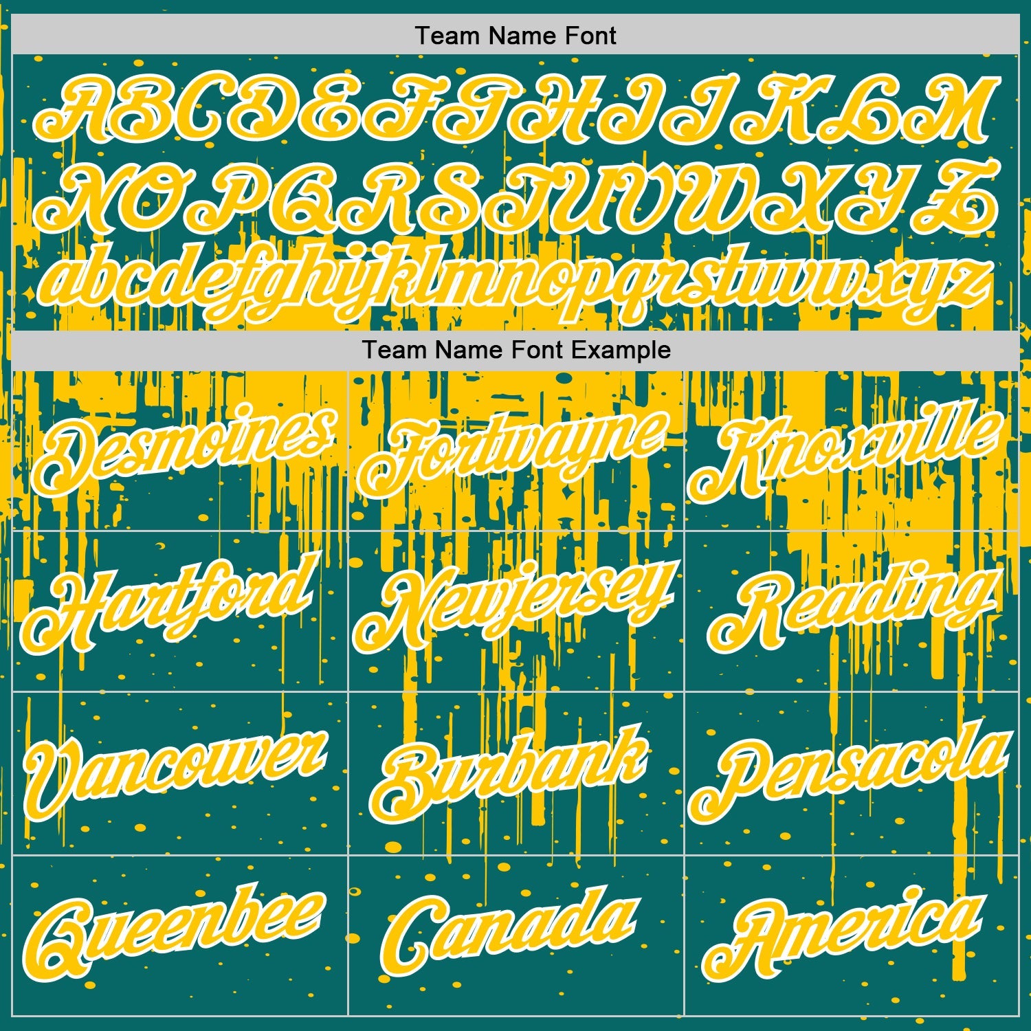 Custom Teal Yellow-White Dripping Splatter Paint Performance T-Shirt