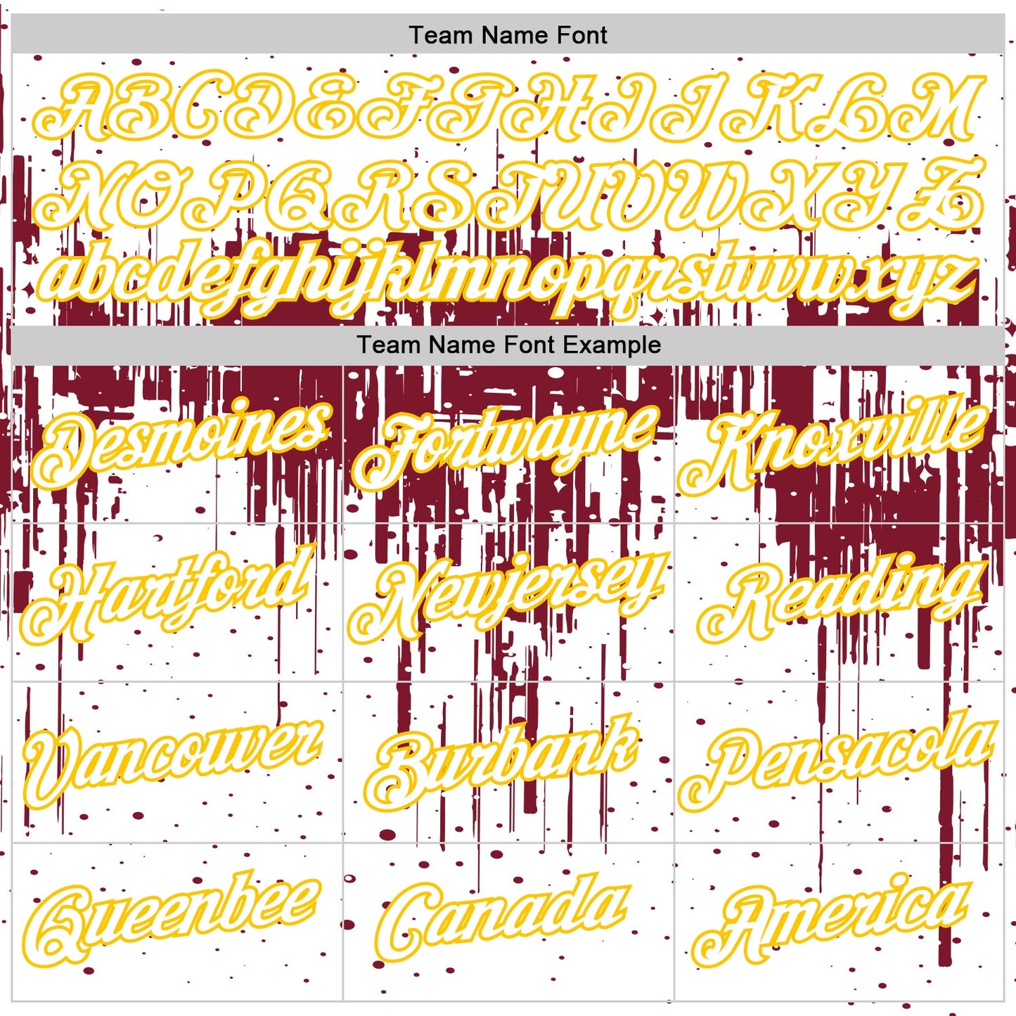 Custom White Crimson-Yellow Dripping Splatter Paint Performance T-Shirt